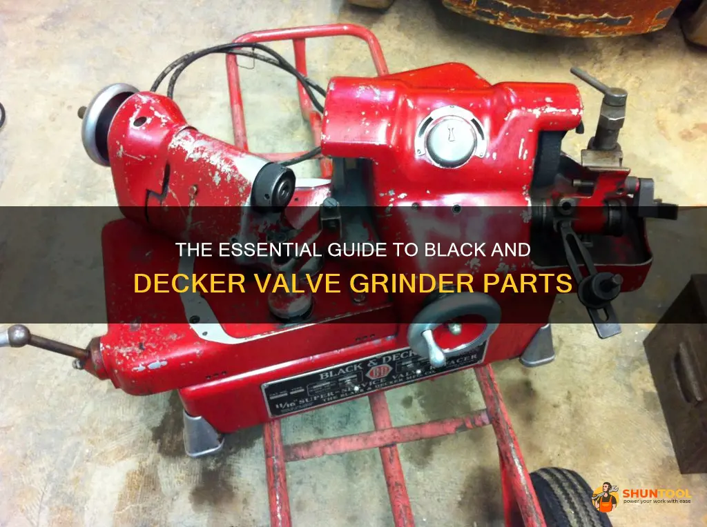 black and decker valve grinder parts