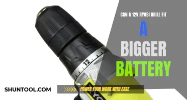 Is it Possible to Upgrade a Ryobi Drill to a Larger Battery?