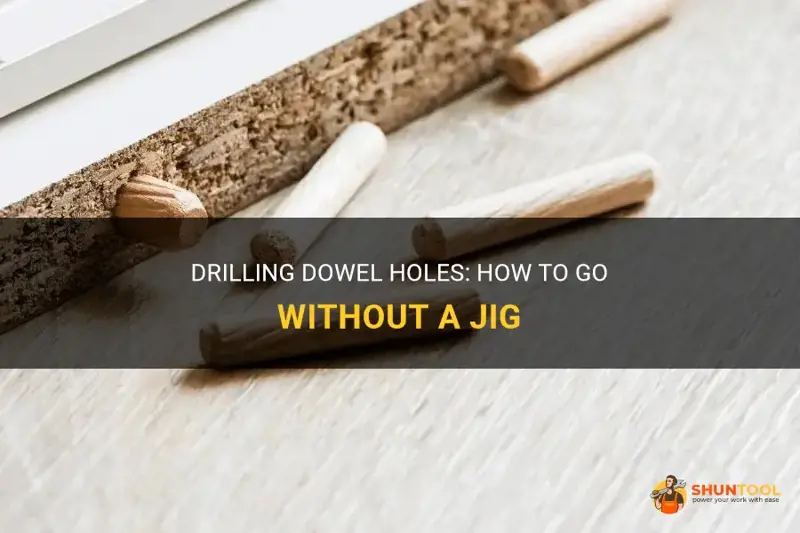 can you drill dowel holes without a jig