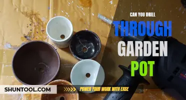 Exploring the Possibility: Can You Drill Through a Garden Pot?