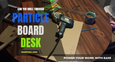 Exploring Your Options: Can You Drill Through a Particle Board Desk?
