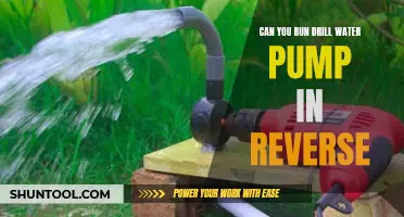 The Reverse Functionality of Drill Water Pumps: Can You Run Them in Reverse?