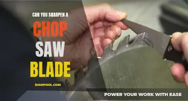 Tips on Sharpening a Chop Saw Blade: Can It Be Done?