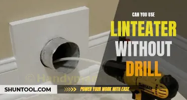 Can You Clean Your Dryer Vent with a Linteater Without Using a Drill?