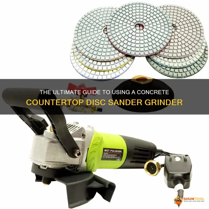 The Ultimate Guide To Using A Concrete Countertop Disc Sander Grinder ...