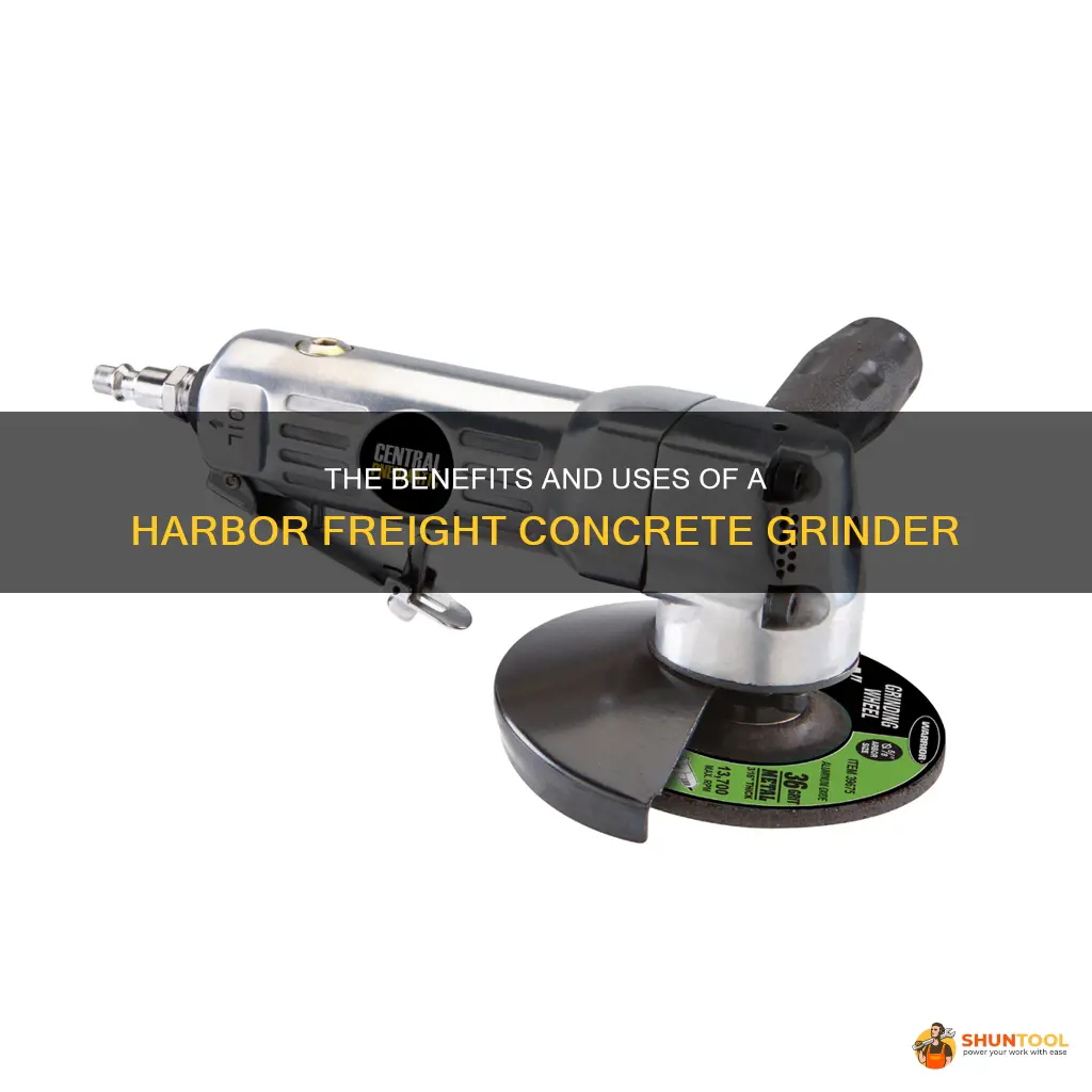 harbor freight concrete grinder