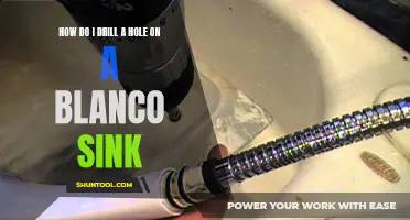A Step-by-Step Guide on Drilling a Hole on a Blanco Sink