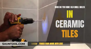 DIY Tips: How to Conceal Old Drill Holes in Ceramic Tiles