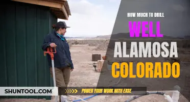 Finding the Cost of Drilling a Well in Alamosa, Colorado