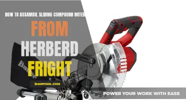 Assembling a Sliding Compound Miter Saw from Harbor Freight: A Step-by-Step Guide