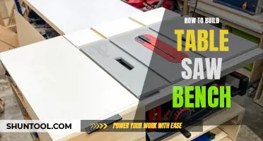 Crafting a Sturdy Table Saw Bench: A Comprehensive Guide
