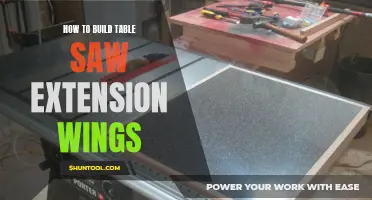 Crafting Custom Table Saw Extension Wings: A Comprehensive Guide