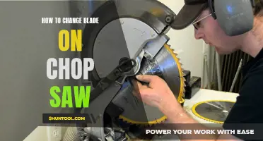 A Step-by-Step Guide to Changing the Blade on Your Chop Saw