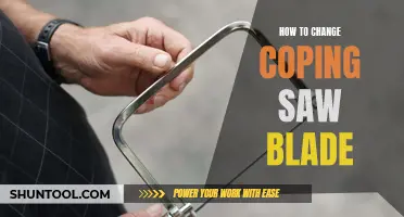 A Step-by-Step Guide to Changing a Coping Saw Blade