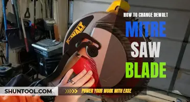 A Step-by-Step Guide to Changing Your Dewalt Mitre Saw Blade