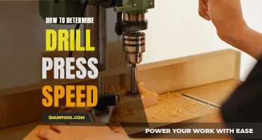 Finding the Perfect Drill Press Speed: A Complete Guide
