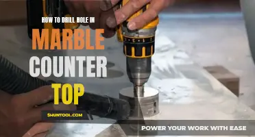 The Ultimate Guide to Drilling a Hole in a Marble Counter Top