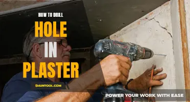 The Right Way to Drill a Hole in Plaster: A Step-by-Step Guide