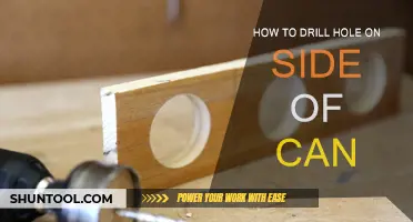 A Step-by-Step Guide on How to Drill a Hole on the Side of a Can