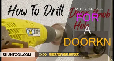 Master the Art of Drilling Holes for a Doorknob