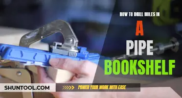 The Ultimate Guide to Drilling Holes in a Pipe Bookshelf