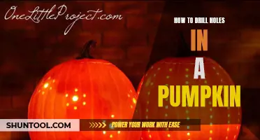 Hacks and Tips for Drilling Perfect Holes in Pumpkins
