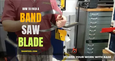 Crafting a Clean Fold: A Guide to Mastering Band Saw Blade Folds
