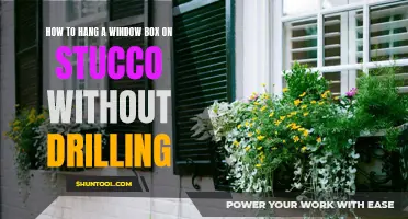 Tips for Hanging a Window Box on Stucco Without Drilling