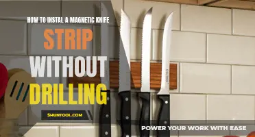 Simple Steps for Installing a Magnetic Knife Strip without Drilling