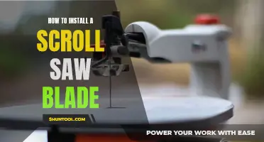 A Step-by-Step Guide to Installing a Scroll Saw Blade
