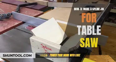 Crafting a Custom Spline Jig for Your Table Saw: A Comprehensive Guide