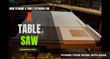 Crafting a Table Extension for Your Table Saw: A Comprehensive Guide