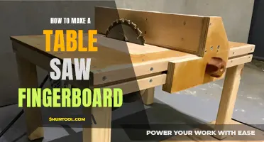 Crafting a Table Saw Fingerboard: A Step-by-Step Guide