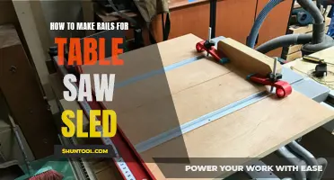 Crafting a Precision Sled: Fabricating Flawless Rails for Your Table Saw