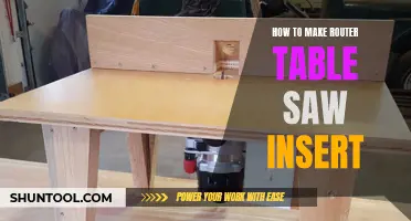 Crafting a Custom Router Table Saw Insert: A Step-by-Step Guide