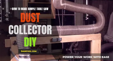 Crafting a DIY Table Saw Dust Collector: A Simple Guide