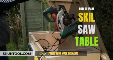 Crafting a Portable Skilsaw Table: A DIY Guide