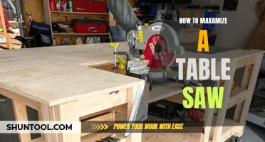 Unleashing the Full Potential of Your Table Saw