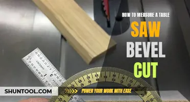 Mastering the Table Saw: Crafting Bevel Cuts with Precision