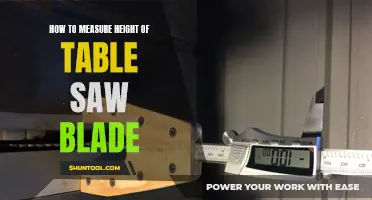Unveiling the Precision: Crafting a Custom Gauge to Measure Table Saw Blade Height