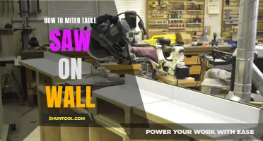 Precision Miter Cuts with a Table Saw: Mastering the Wall Technique
