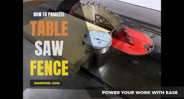 Mastering the Art of Precision: Crafting a Parallel Table Saw Fence