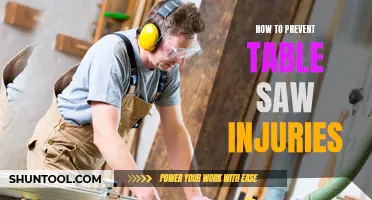 A Comprehensive Guide to Preventing Table Saw Injuries: Techniques and Tools for Woodworkers