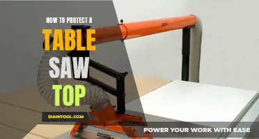 Safeguarding Your Table Saw Top: A Comprehensive Guide