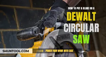 A Step-by-Step Guide to Installing a Blade on Your Dewalt Circular Saw