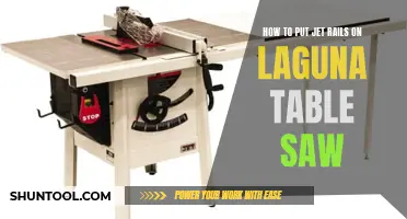 Attaching Jet Rails to Your Laguna Table Saw: A Step-by-Step Guide