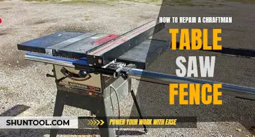 Craftsman Table Saw Fence Fix: A Step-by-Step Guide to Straight Cuts