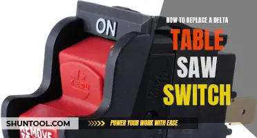 Replacing a Delta Table Saw Switch: A Step-by-Step Guide