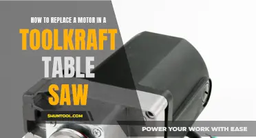 A Step-by-Step Guide to Replacing the Motor in Your Toolkraft Table Saw
