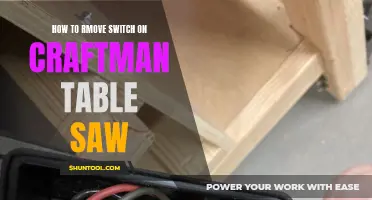 Liberating the Switch: A Craftsman Table Saw Liberation Guide